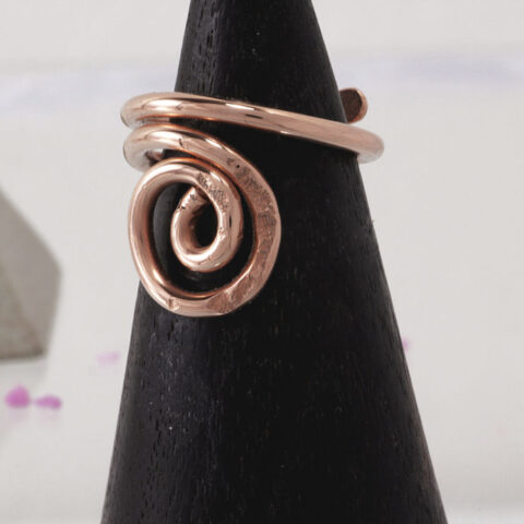 anello Spirale Rame