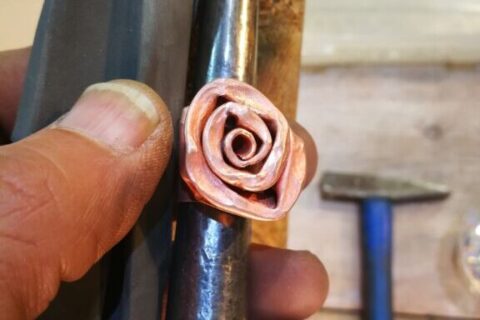 Anello Rosa in Rame