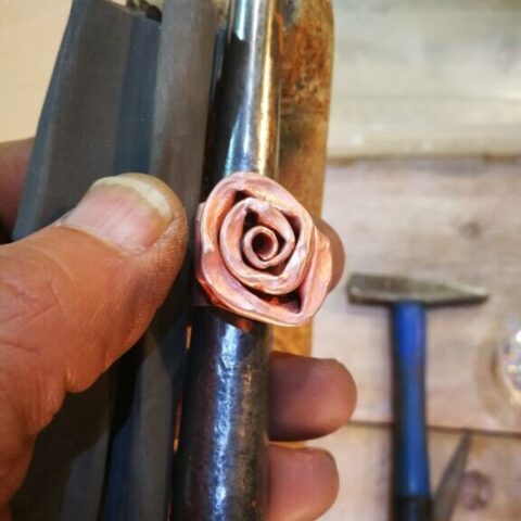 Anello Rosa in Rame